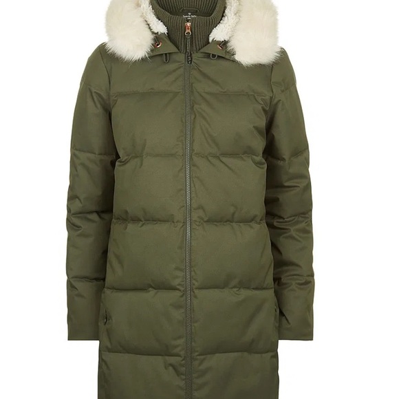 Sweaty Betty Olive Green Puffer Coat size small - Picture 3 of 9